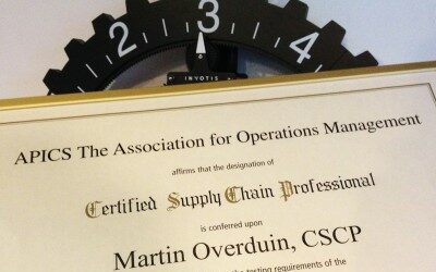 CSCP Certificering voor Martin Overduin