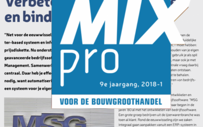 MSG: serie artikelen in de MixPro