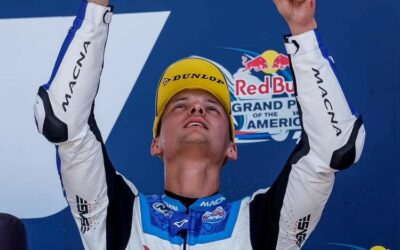 Eerste Podium Bo Bendsneyder in Moto 2 klasse!