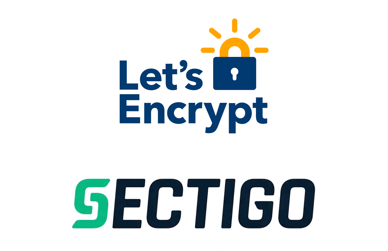 Keuze uit Sectigo of Let's Encrypt