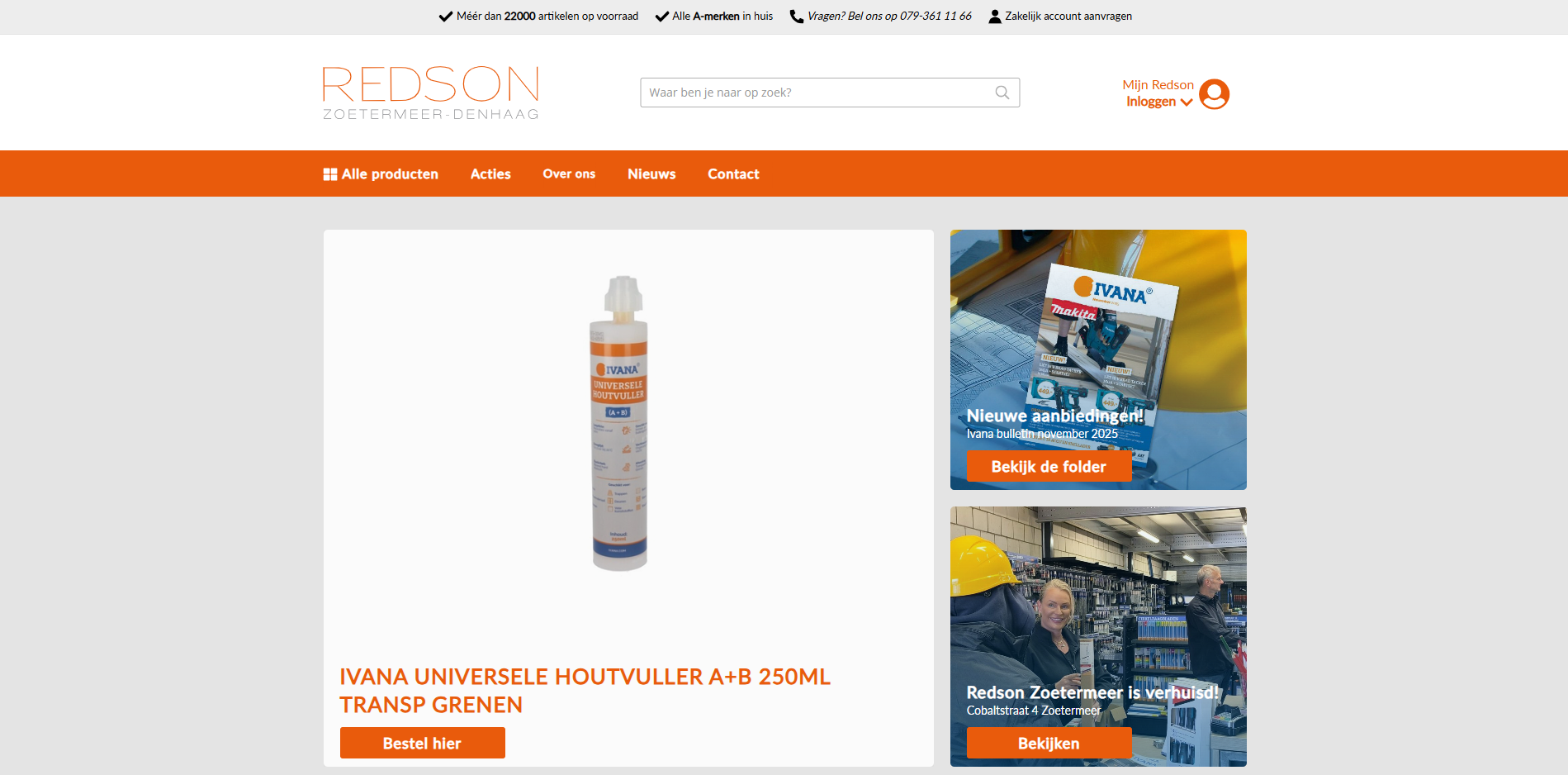 Redson zoetemeer live met nieuwe portal