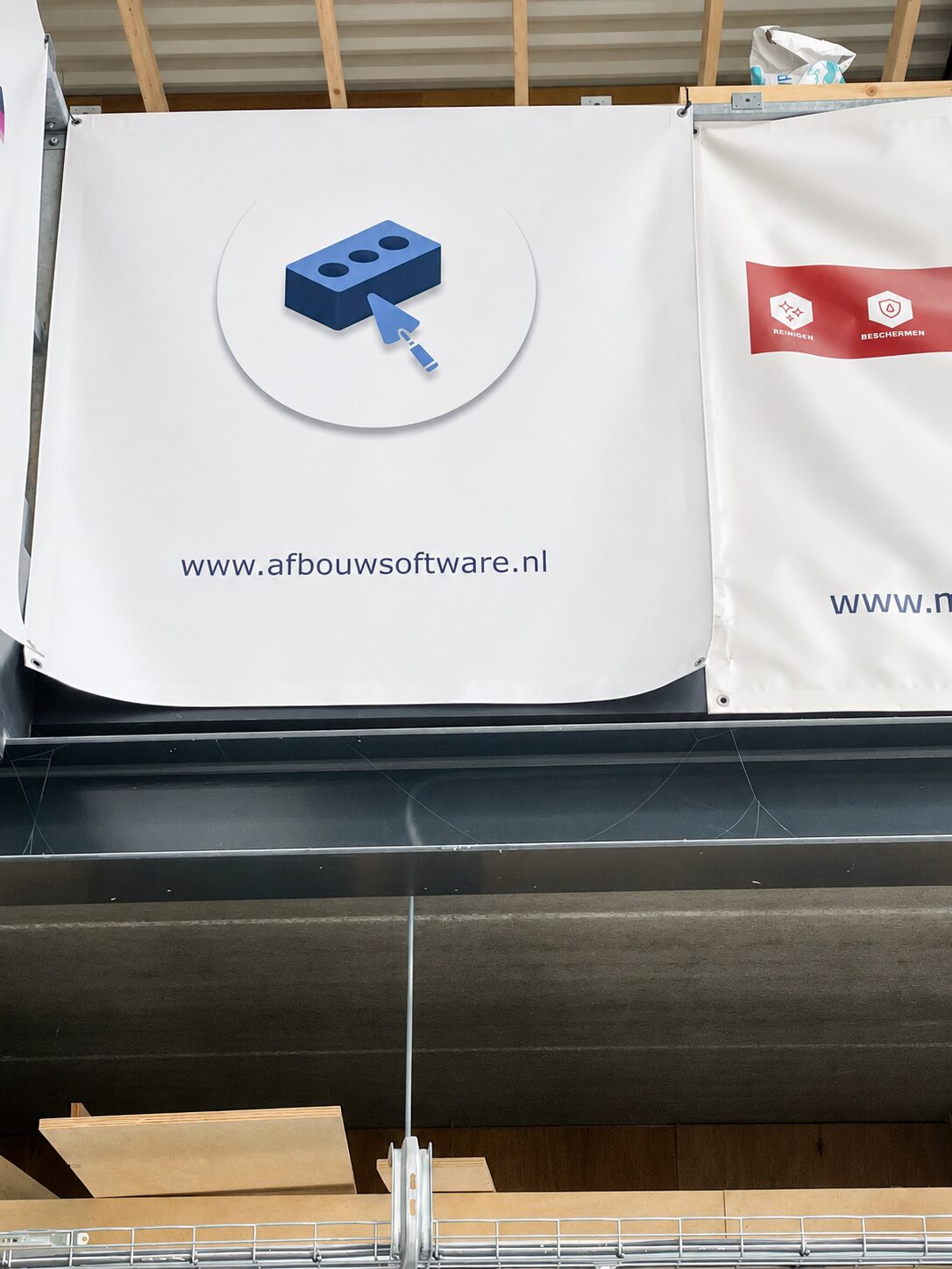 Spandoek NOA MSG Afbouw Spandoek NOA MSG Afbouw